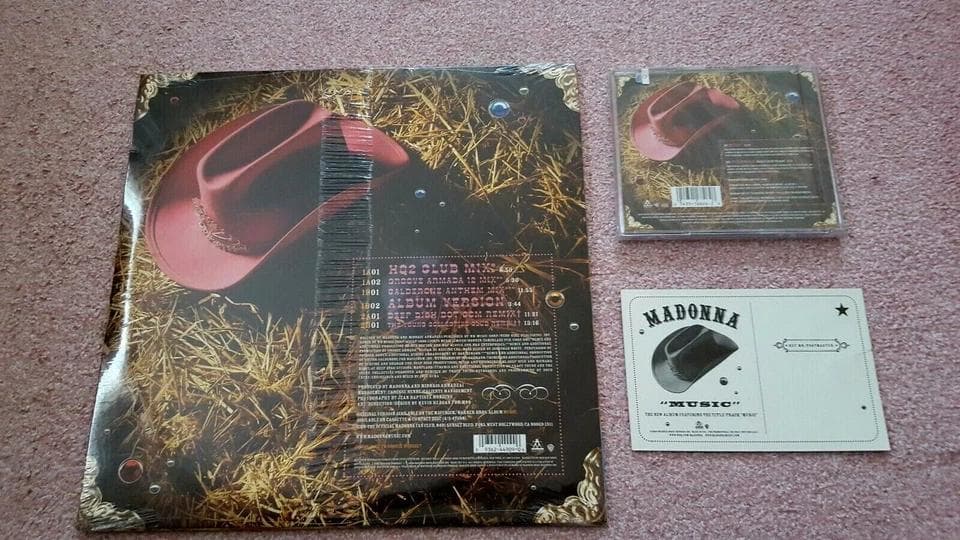 MADONNA　マドンナ　MUSIC　貴重 レコードバッグ セット