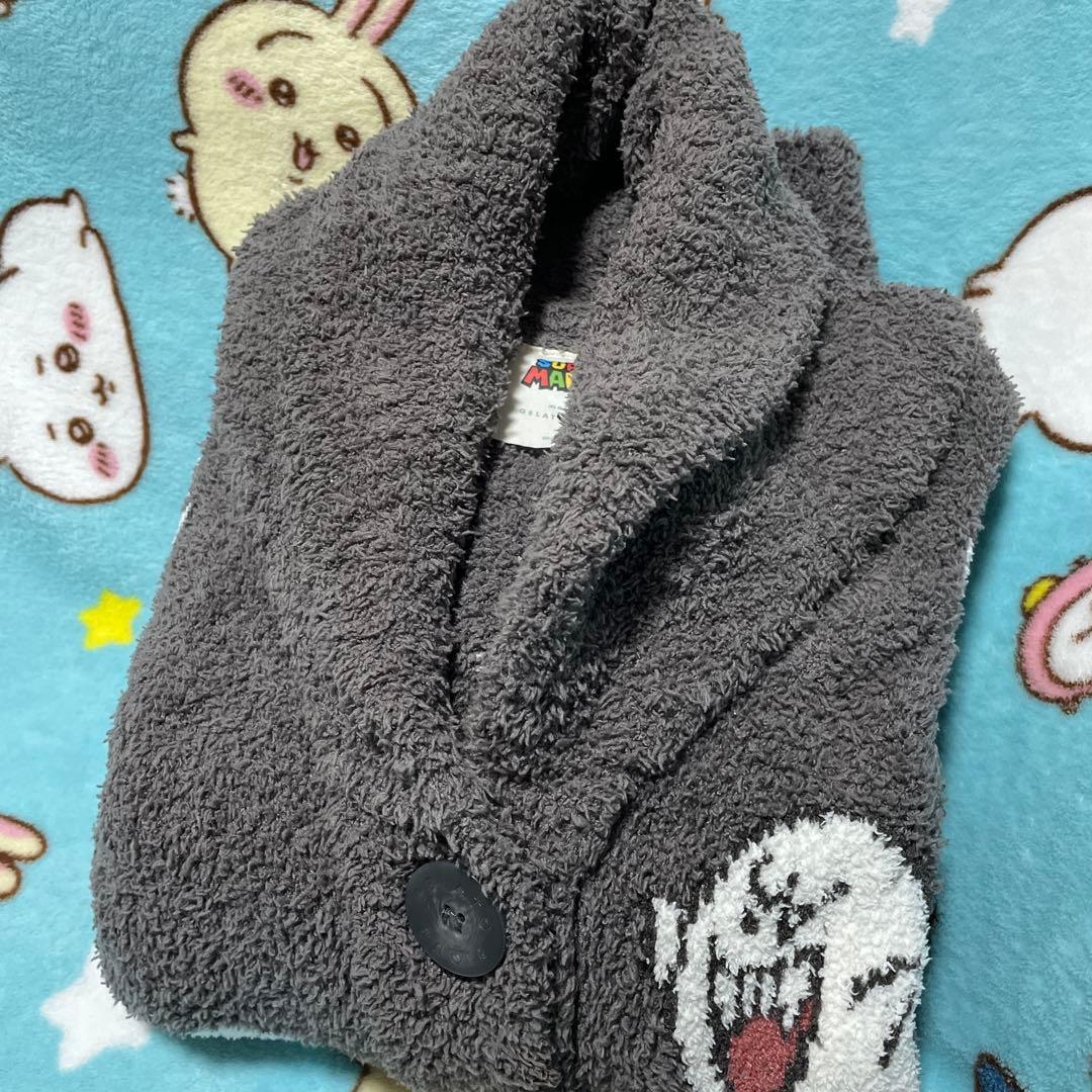 ジェラピケ スーパーマリオ テレサ ジャガード カウチン カーディガン　フリー