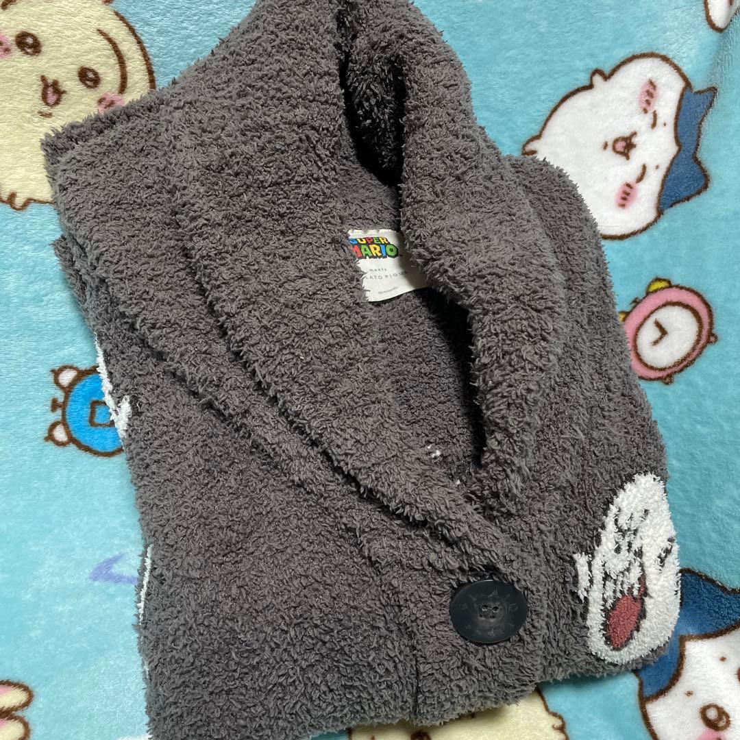 ジェラピケ スーパーマリオ テレサ ジャガード カウチン カーディガン　フリー