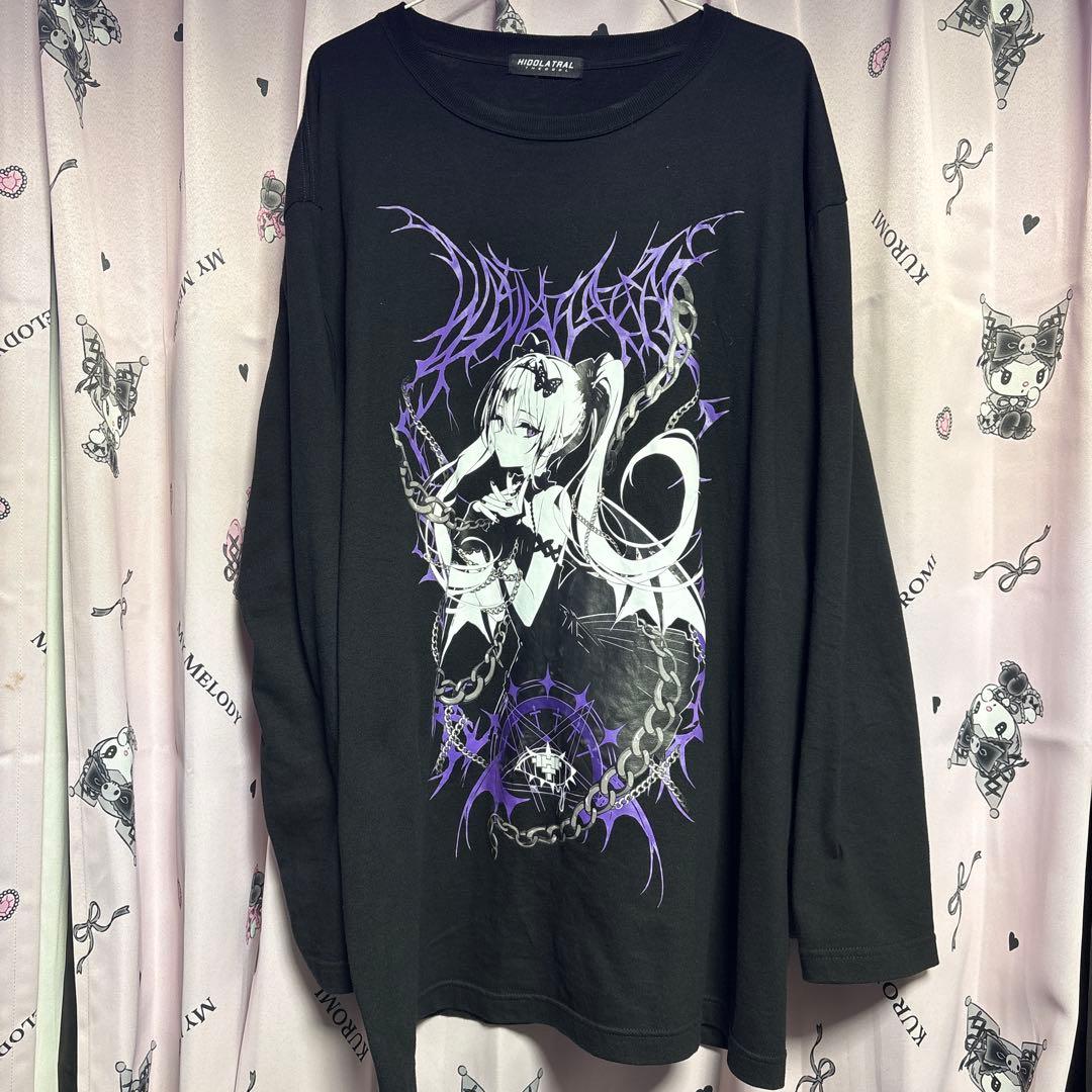 HIDOLATRAL THEODOL rurudo イラストロンT Black