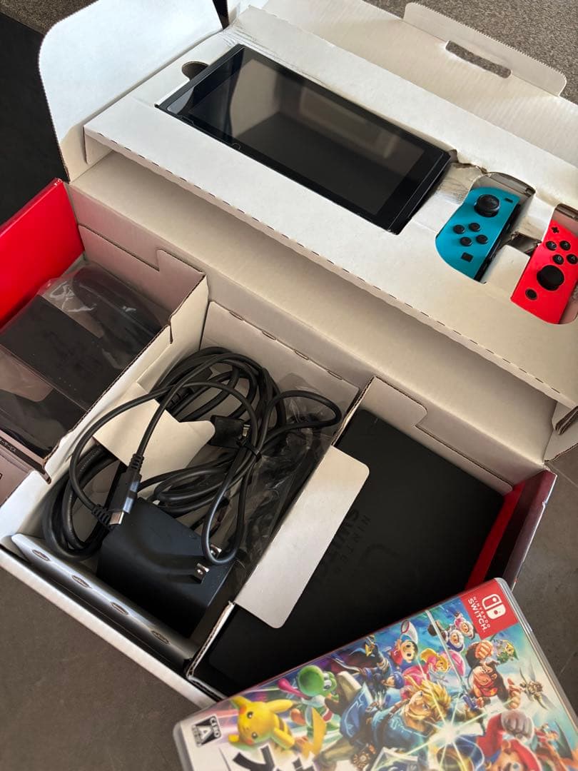 Nintendo Switch 本体　ケース付き　スマブラセット