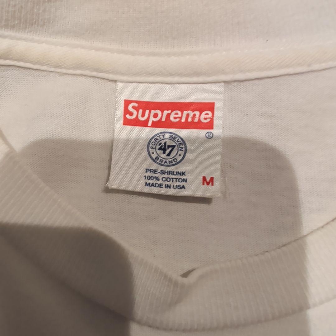 Supreme NY Yankees Tシャツ Mサイズ ホワイト