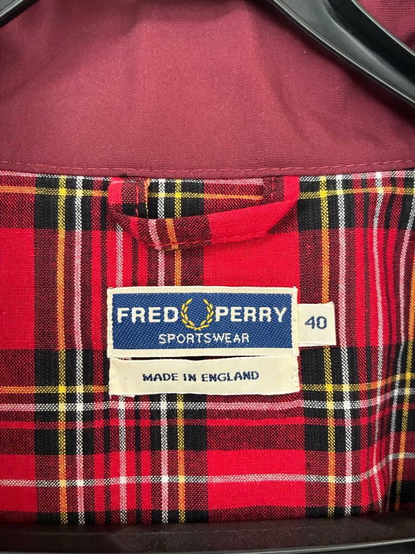 FRED PERRY フレッドペリー ハリントンジャケット