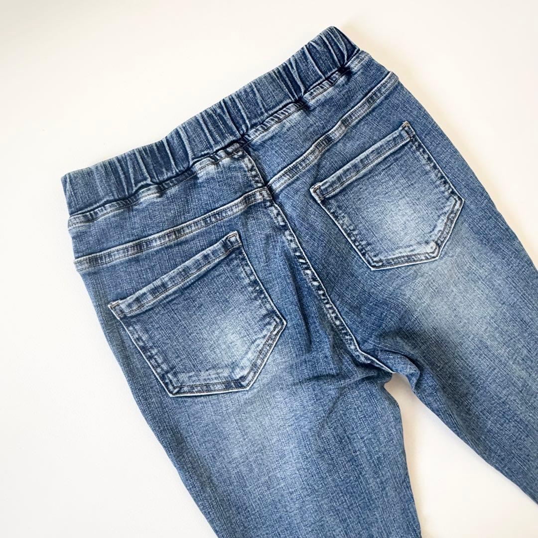完売品＊新品タグ付✨BEARDSLEY デニムパギンス紐付きミッドナイトブルー