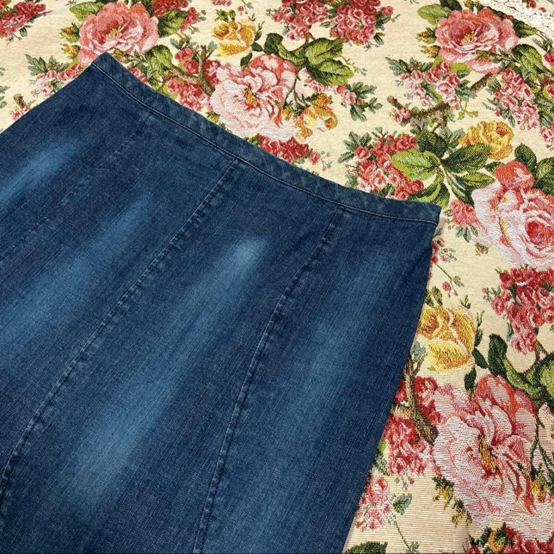◉プーちゃん　【美品】 INGEBORG デニムマーメイドスカート