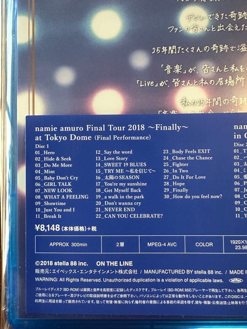 ★月末SALE【新品】安室奈美恵DVD FinalTour2018Finally