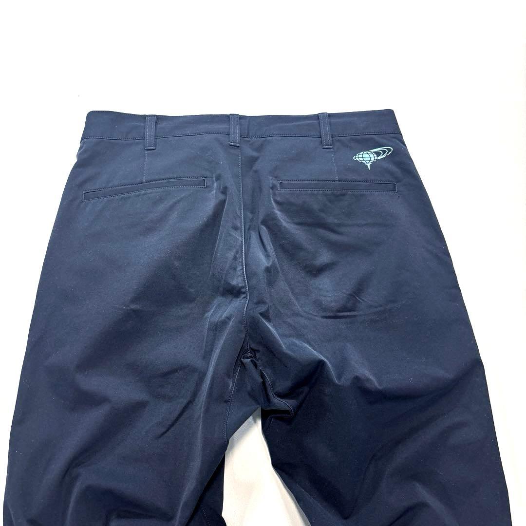 ビームスゴルフ　ロングパンツ　クロッフドパンツ　ネイビー　M 春夏　メンズ