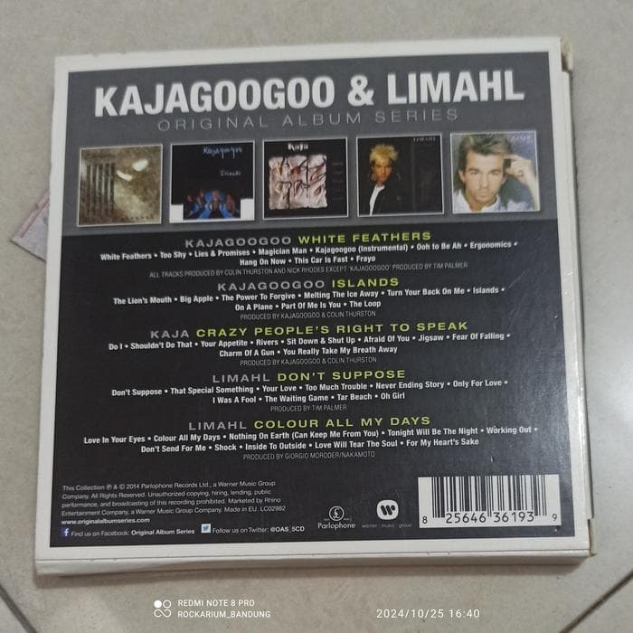 kajagoogoo&Limahl 5枚組　紙ジャケ　リマール　カジャグーグー