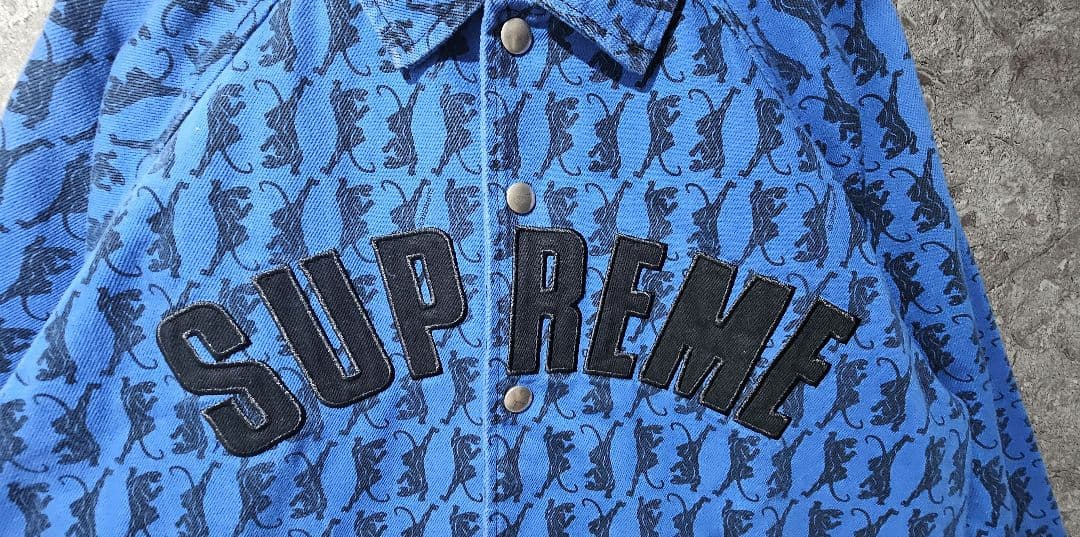 ✨極美品✨ Supreme Snap Front Twill Jacket ロゴ
