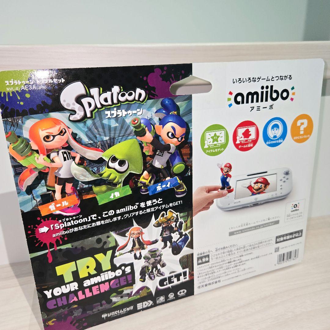 amiibo ガール イカ ボーイ splatoon