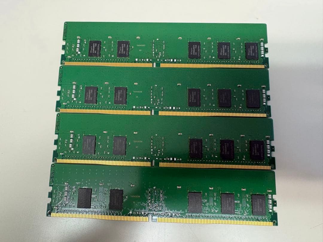SK hynix 8GB DDR4 2666MHz メモリ 4枚セット①