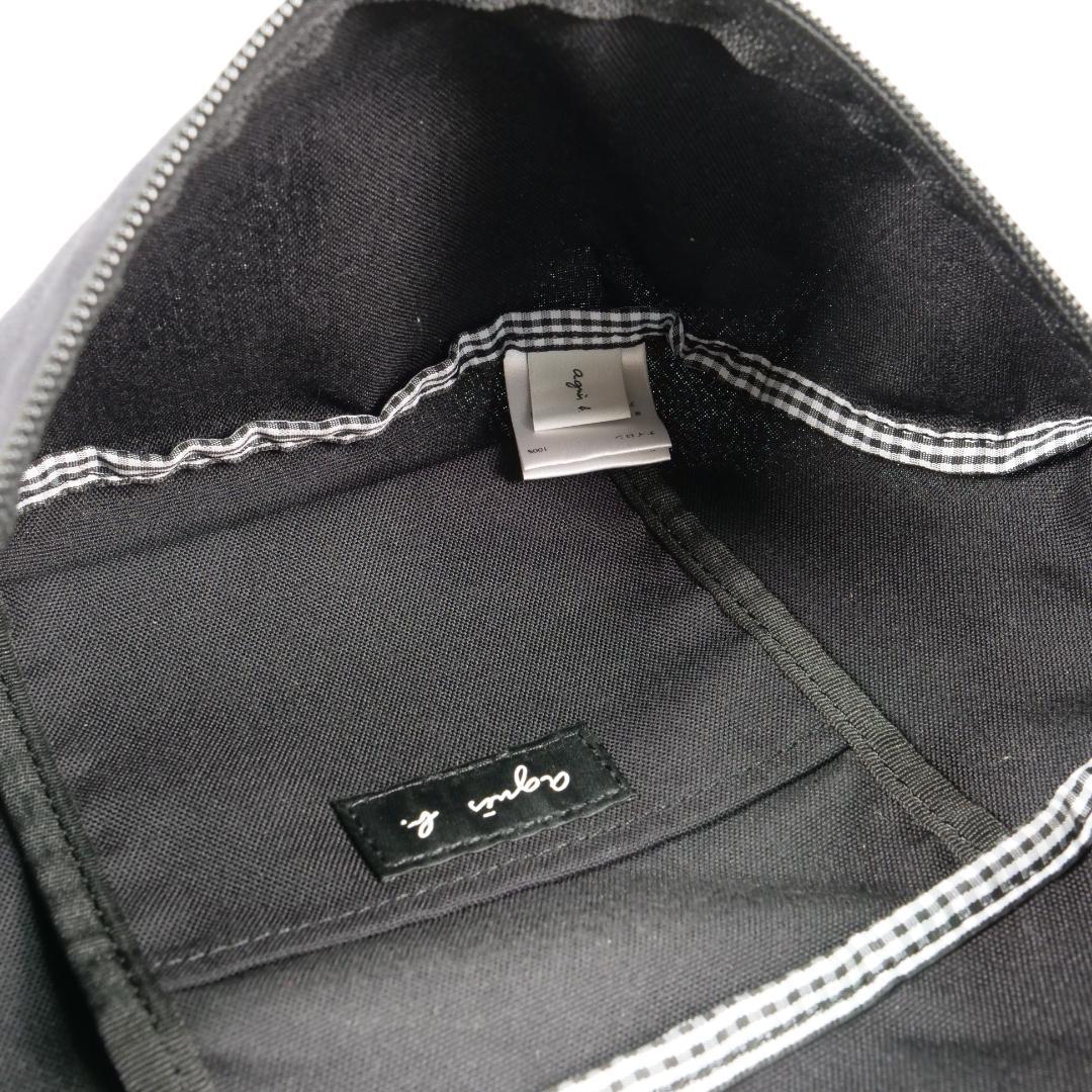 極美品✨ アニエスベー ボディバッグ ウエストポーチ ブラック ロゴ