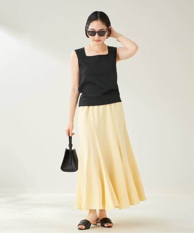 plage 25SS❄超美品glace flare スカート34 プラージュ