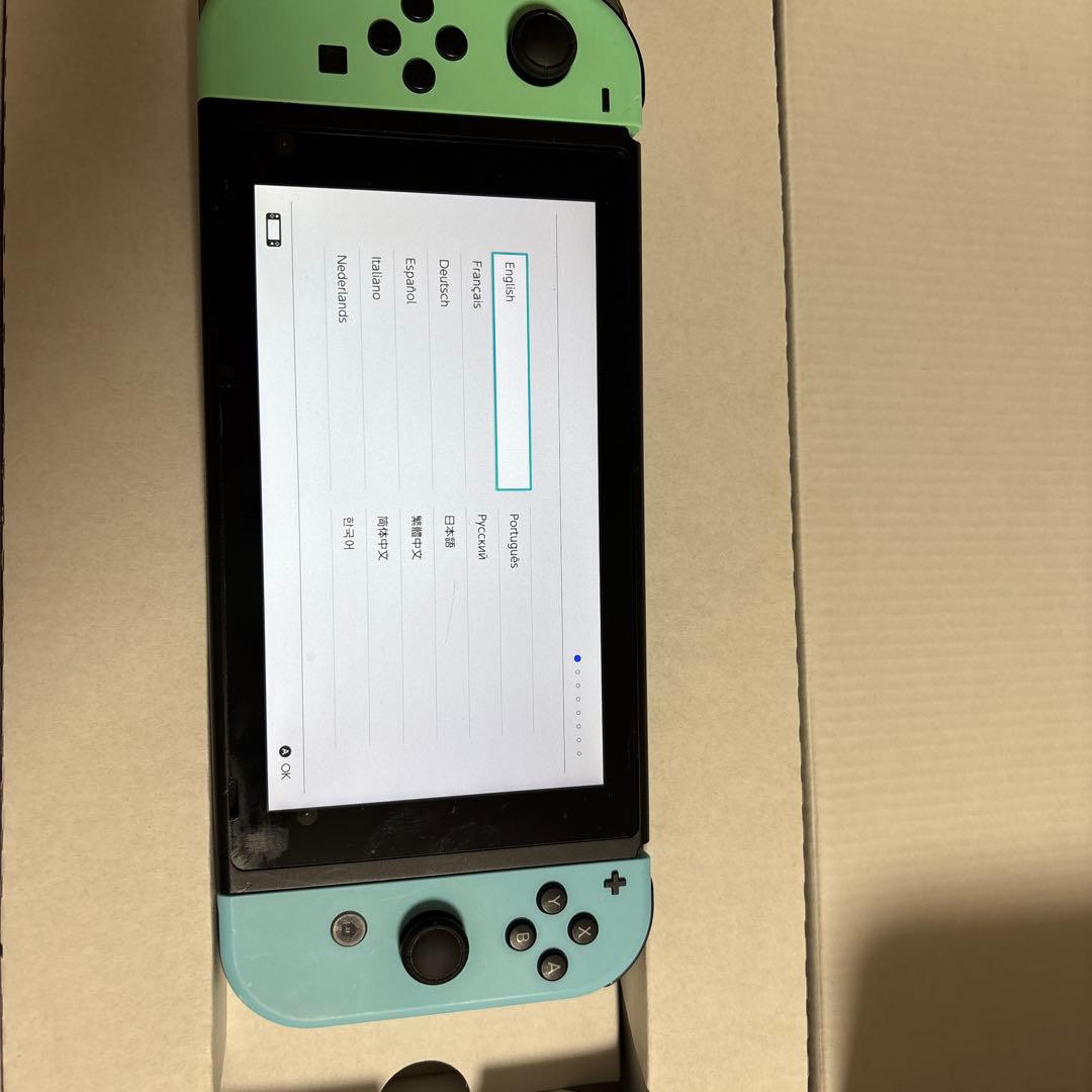 Nintendo Switch 本体 グリーン/ミント どうぶつの森