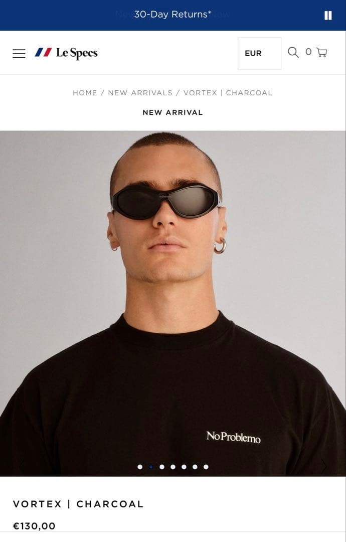 Le specs X No Problemo スポーツサングラス 男女兼用