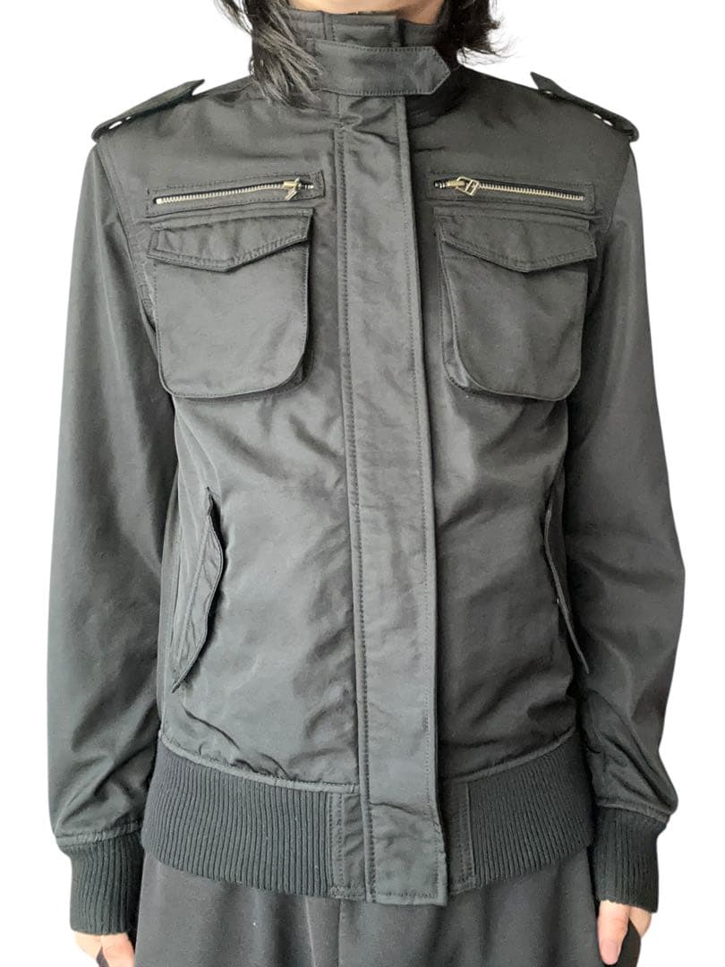ジャケット・アウター military design bomber jacket