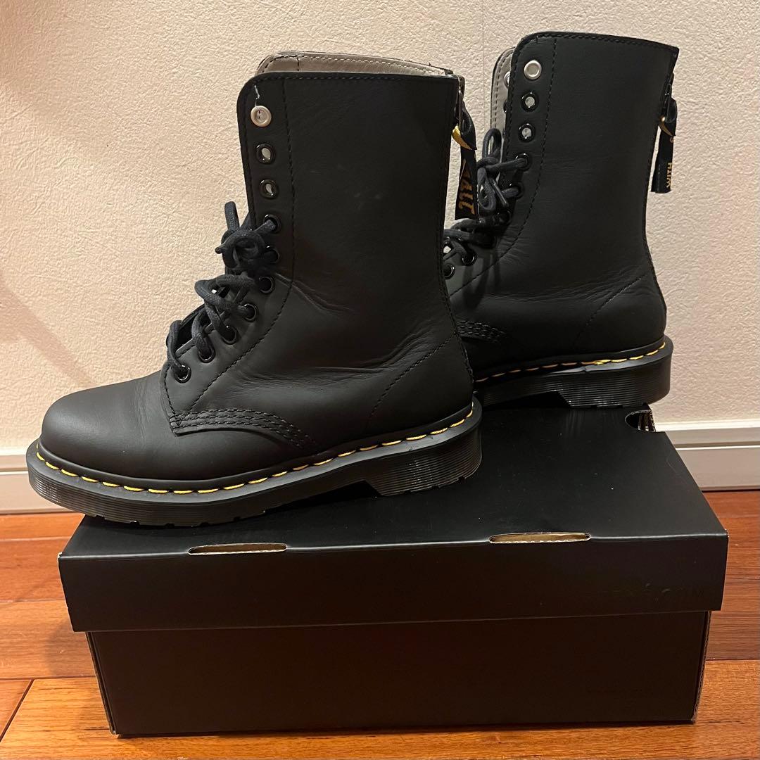 ymmm Y's × Dr.Martens 黒 革ブーツ ヨウジヤマモト