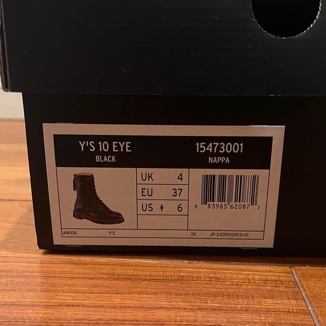 ymmm Y's × Dr.Martens 黒 革ブーツ ヨウジヤマモト
