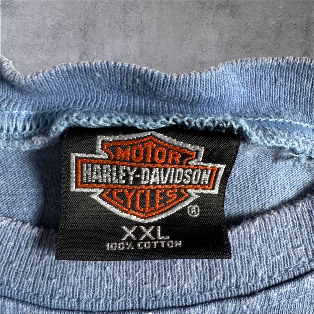 Harley-Davidson 両面プリントノースリーブTシャツ USA製