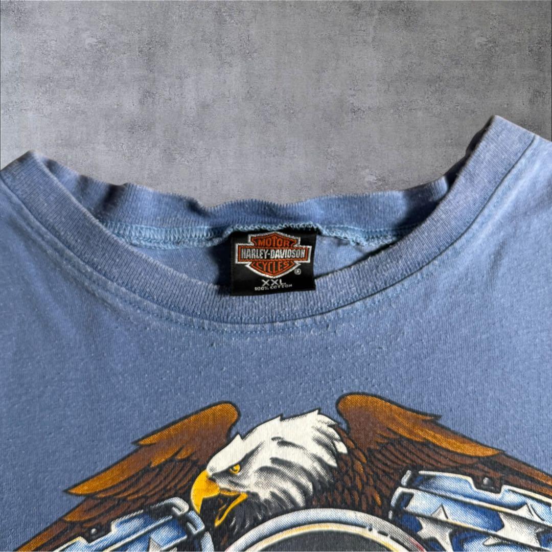 Harley-Davidson 両面プリントノースリーブTシャツ USA製