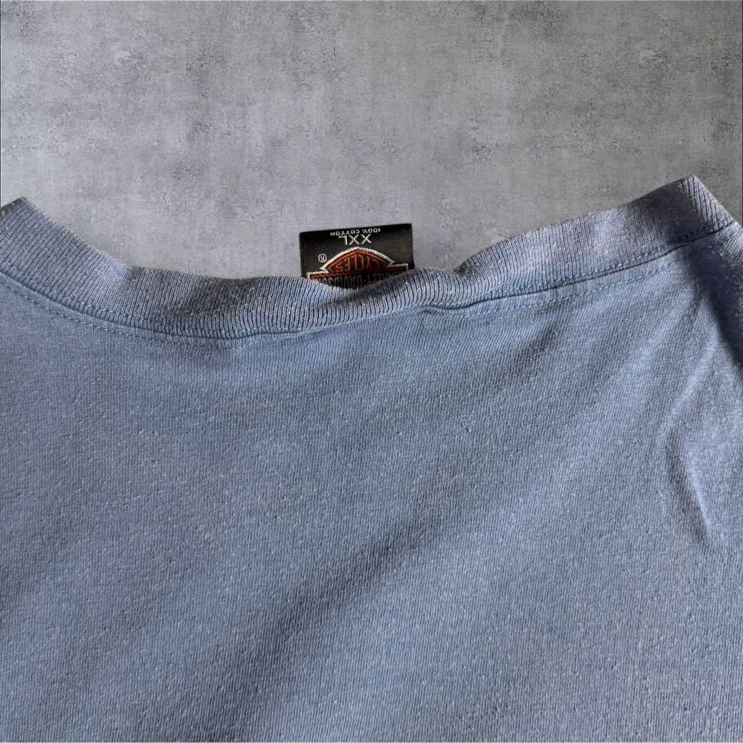 Harley-Davidson 両面プリントノースリーブTシャツ USA製