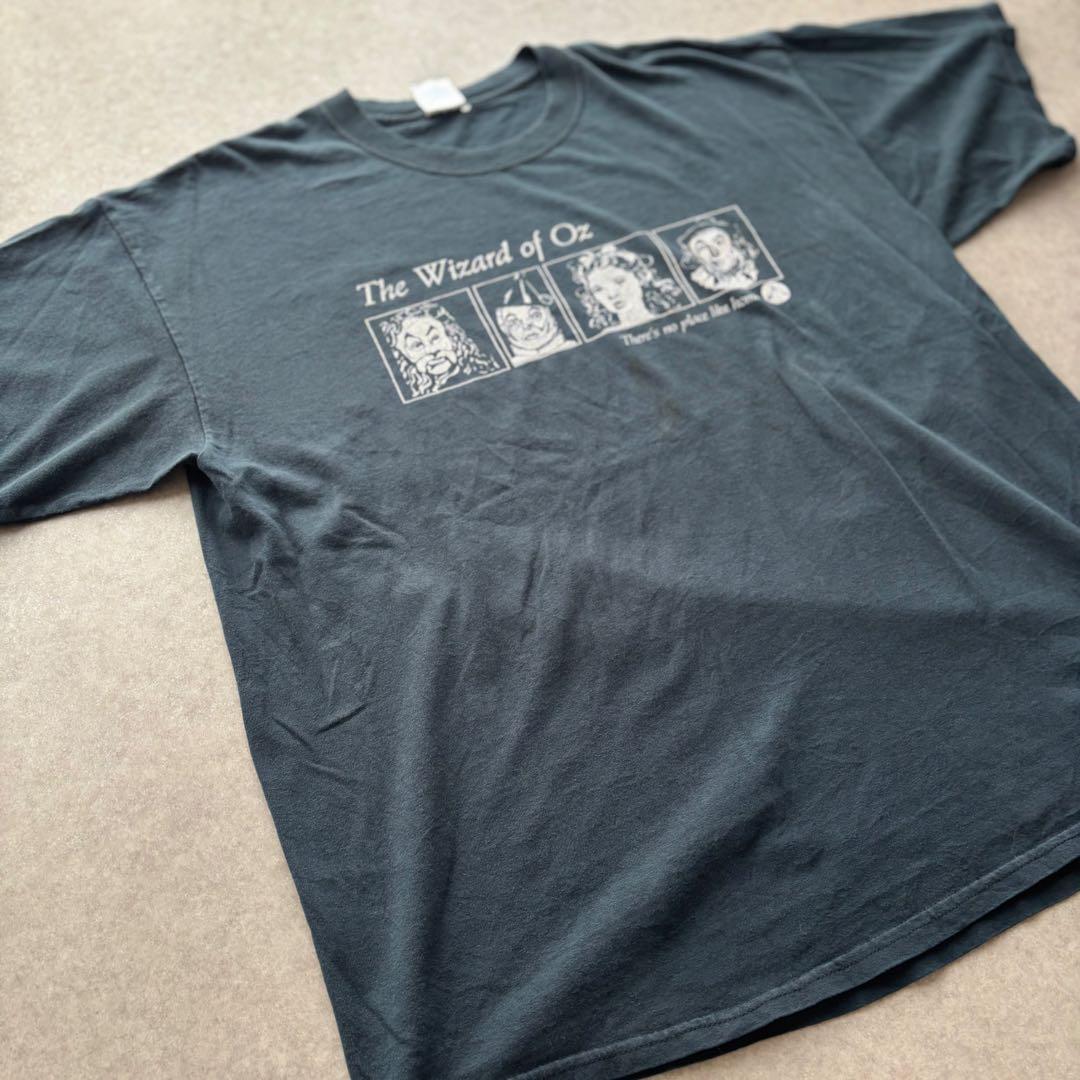 オズの魔法使い ムービーTシャツ 墨黒フェード XL WIZARD OF OZ