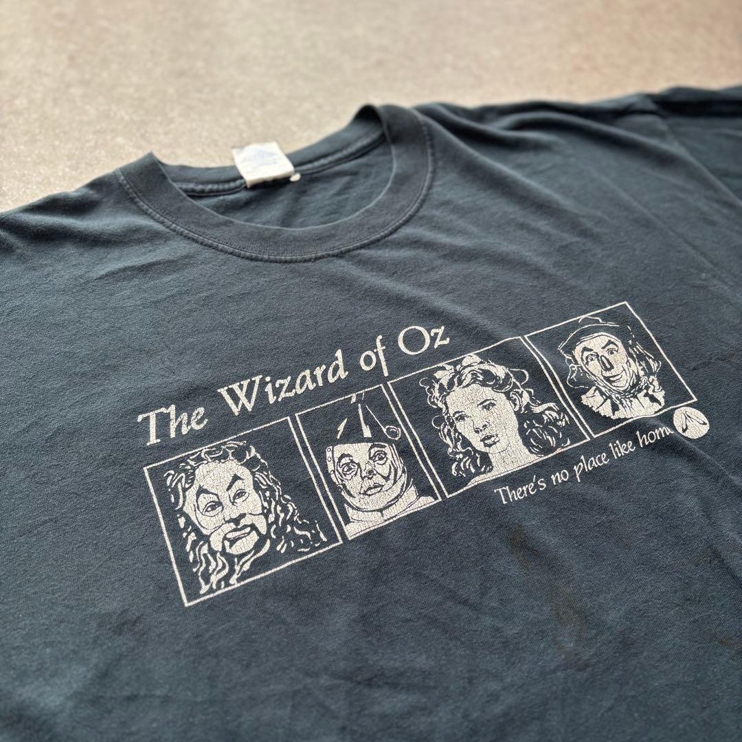 オズの魔法使い ムービーTシャツ 墨黒フェード XL WIZARD OF OZ