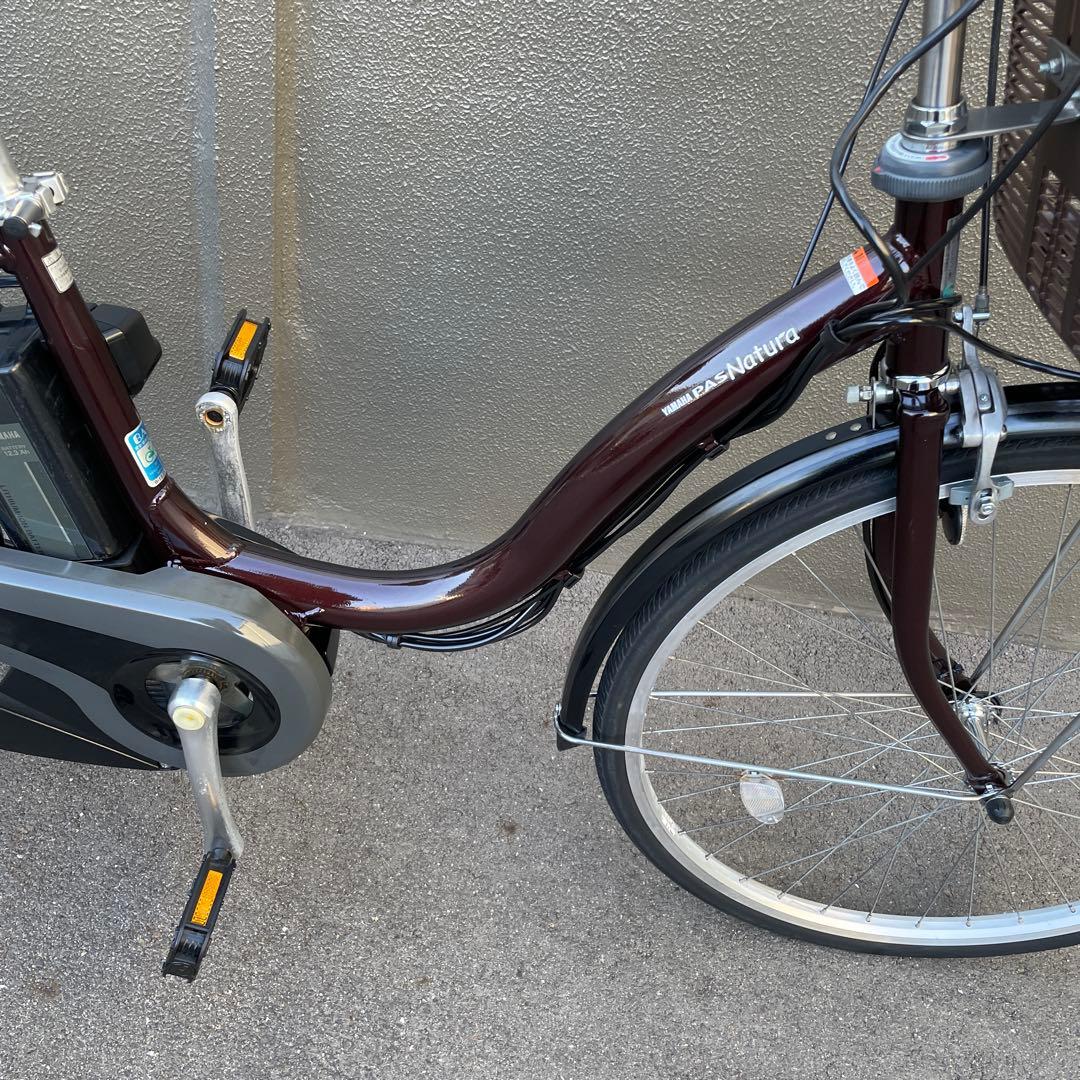 充電器なしヤマハ電動アシスト自転車26インチブラウン