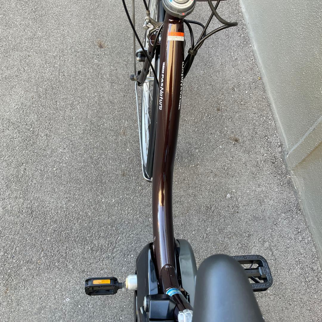 充電器なしヤマハ電動アシスト自転車26インチブラウン