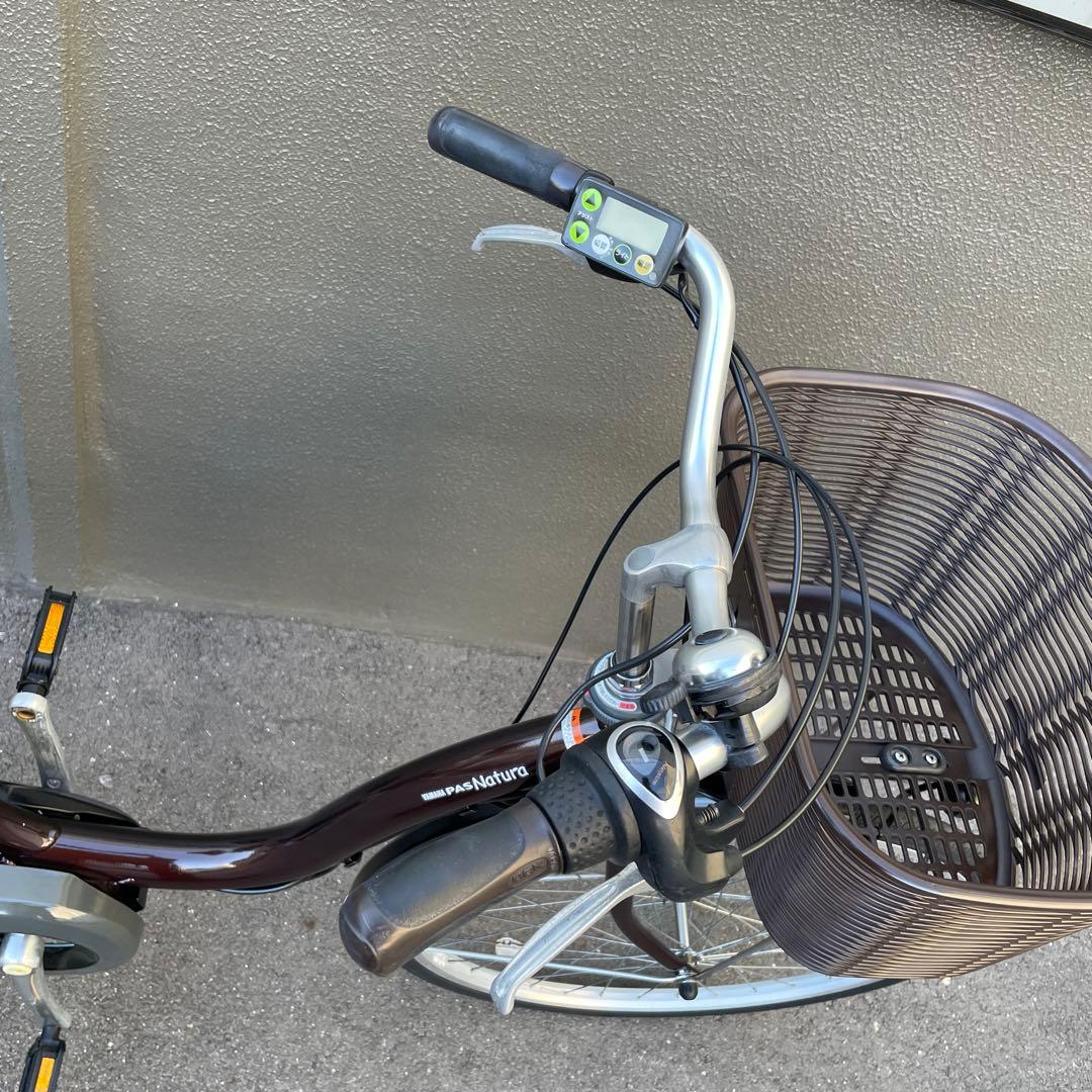 充電器なしヤマハ電動アシスト自転車26インチブラウン