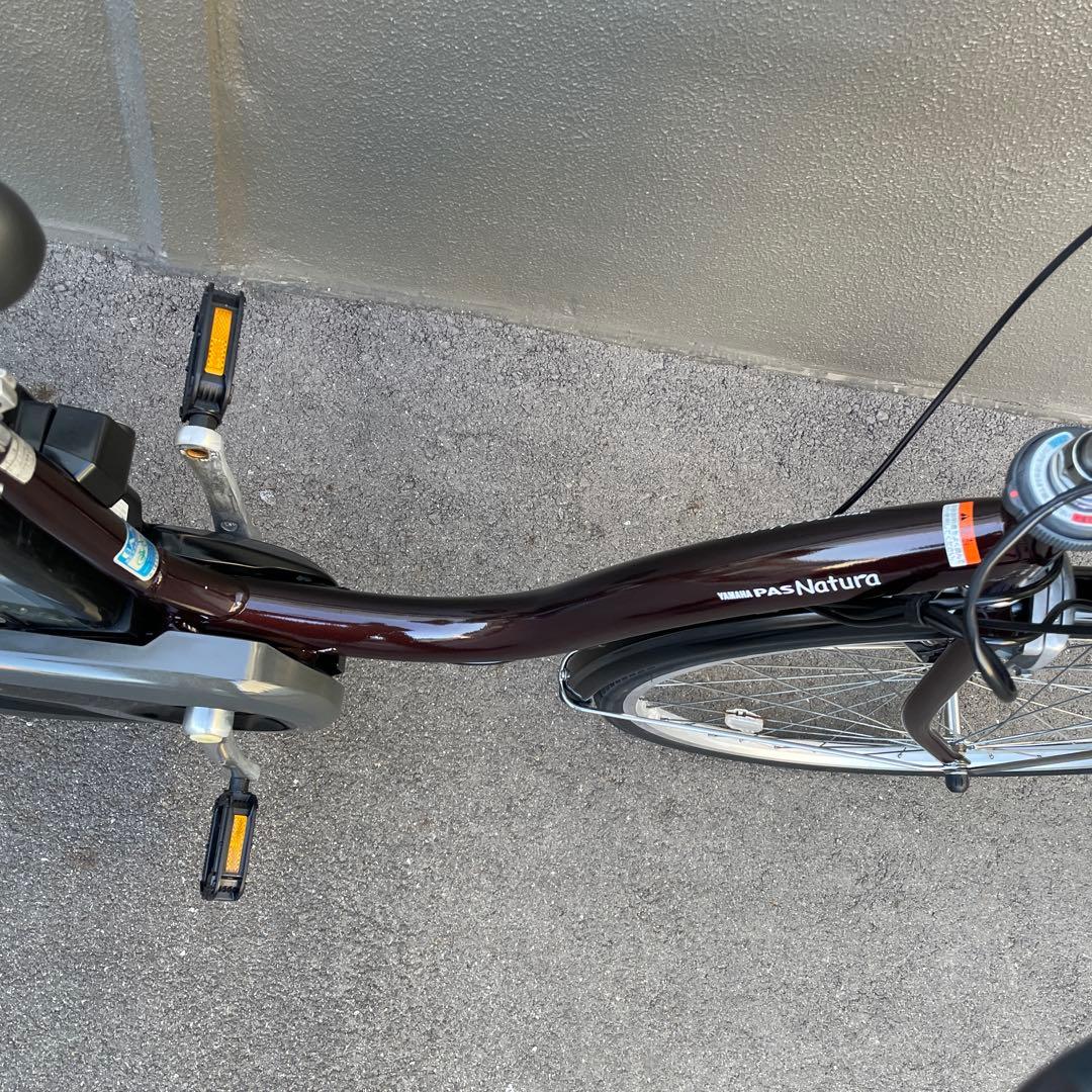 充電器なしヤマハ電動アシスト自転車26インチブラウン