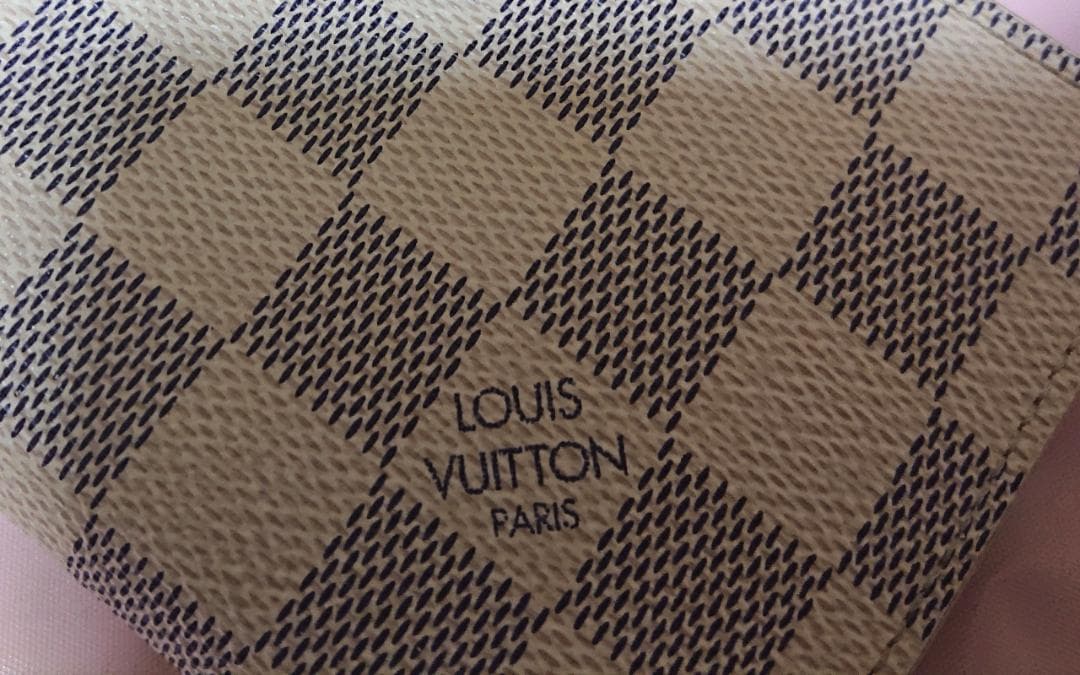 【LOUIS VUITTON】ダミエ アズール ★ 二つ折り 財布 美品