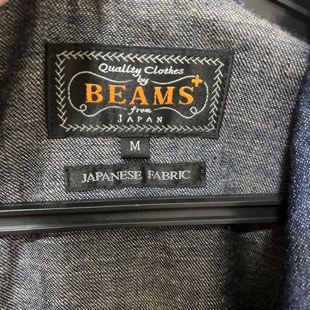 ビームス　beams plus テーラード　ジャケット　デニム　メンズ　M 美品