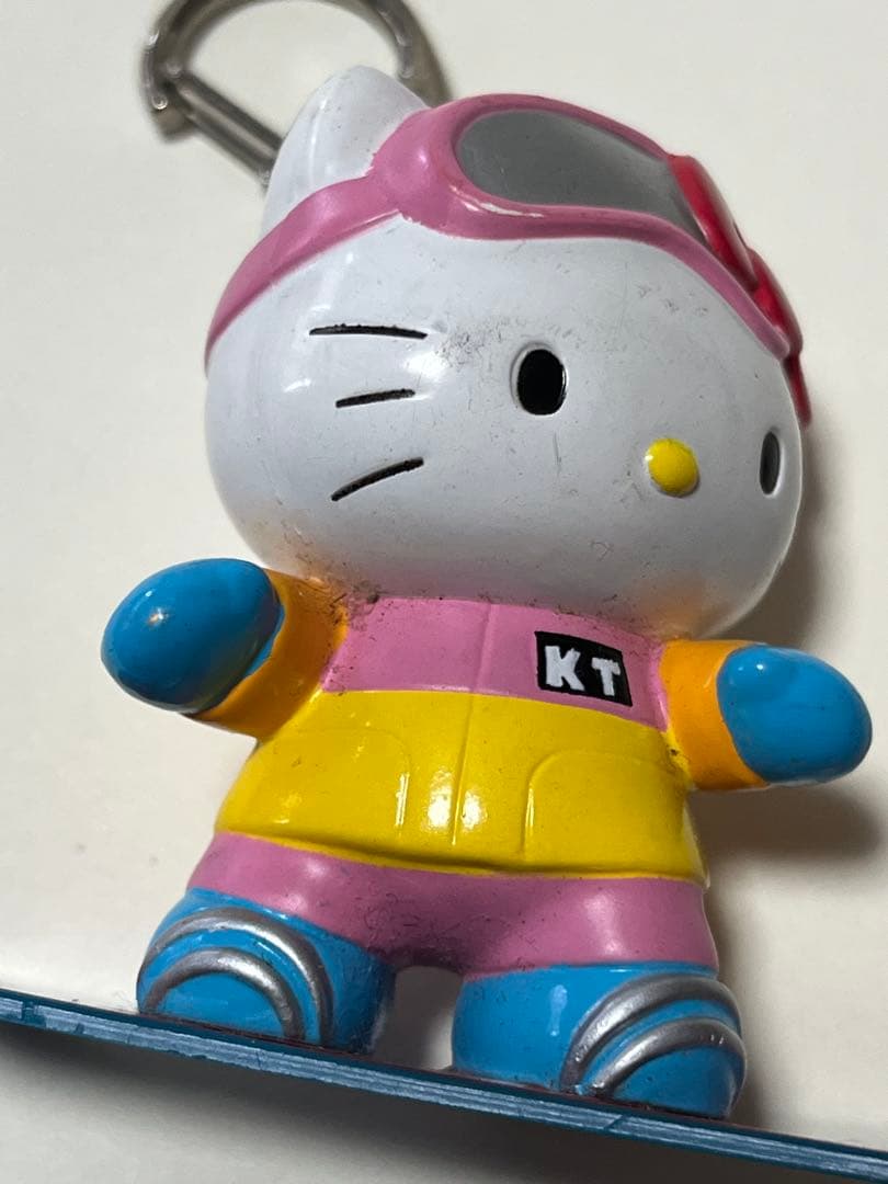 ハローキティ キティちゃん　スノーボード キーホルダー　平成レトロ　2000年
