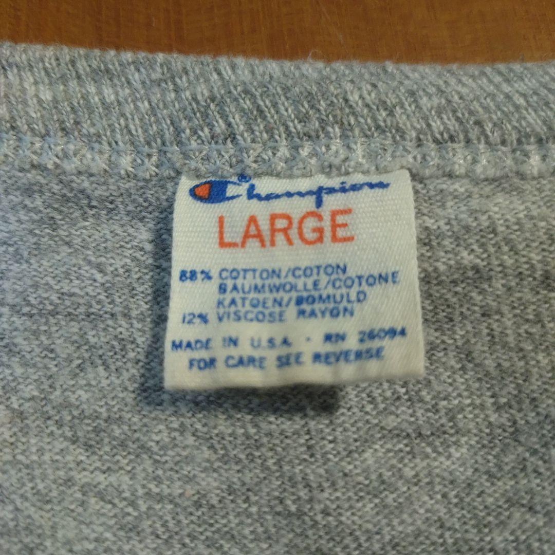チャンピオン　Tシャツ トリコタグ　８０’s　Champion　ビンテージ