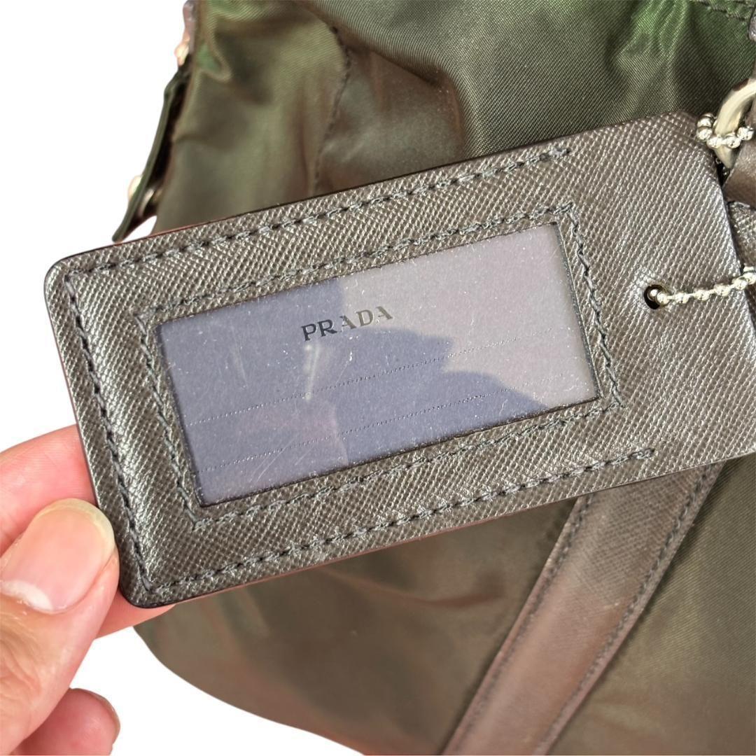バッグ PRADA TESSUTO SAFFIANO EBANO NERO