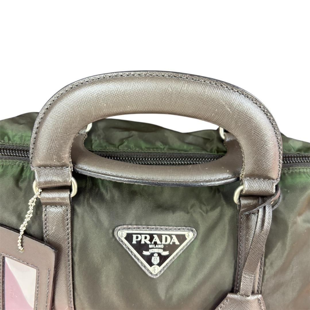 バッグ PRADA TESSUTO SAFFIANO EBANO NERO