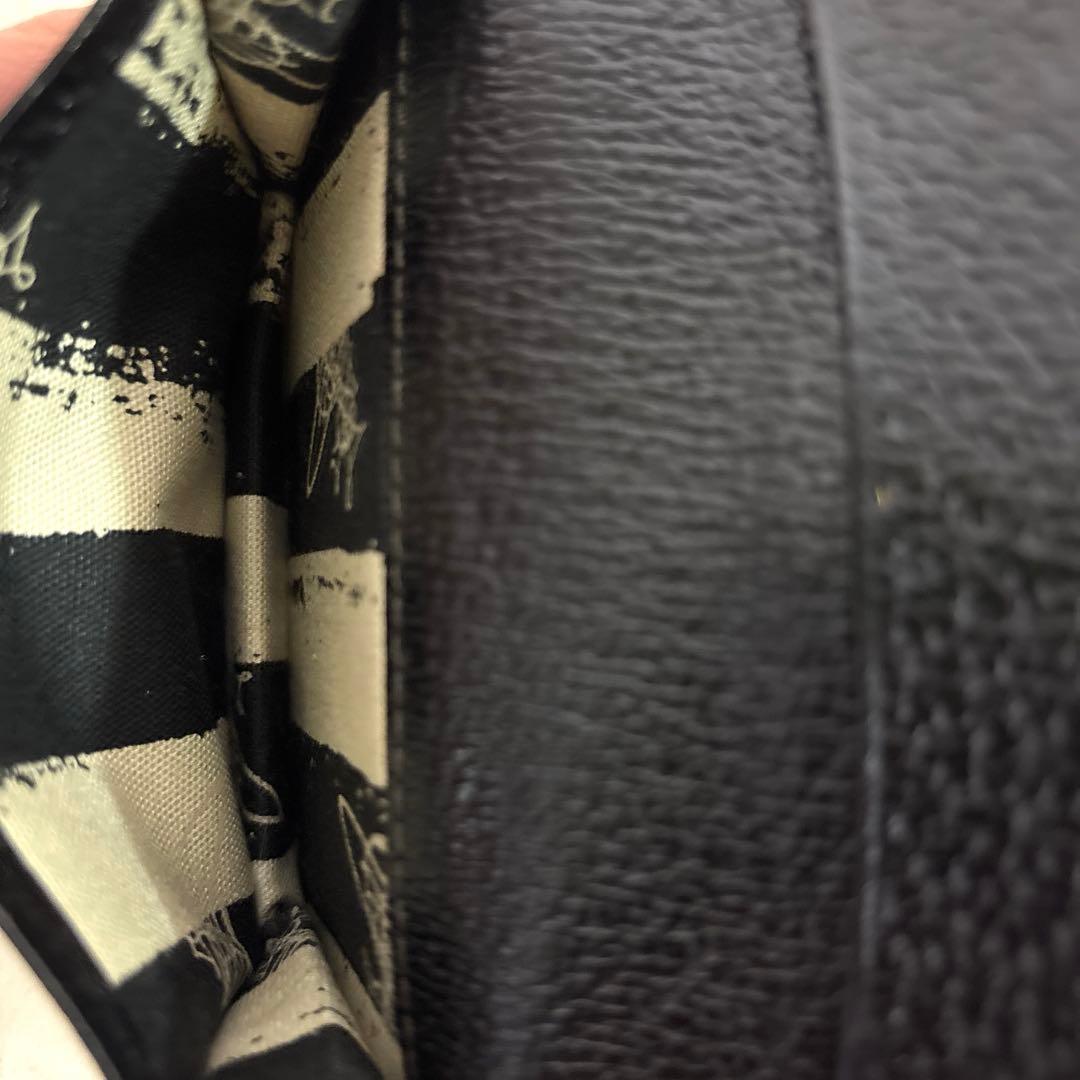 Vivienne Westwood 黒 レザー 名刺入れ　ビッグオーブ