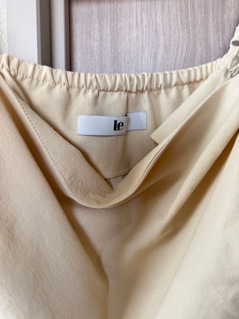 Plage le /ル DRAPE SLEEVELESS トップス