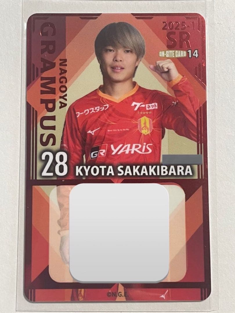 【専用】名古屋グランパスオンサイトカード SR ピサノ、榊原杏太 原輝綺 3枚