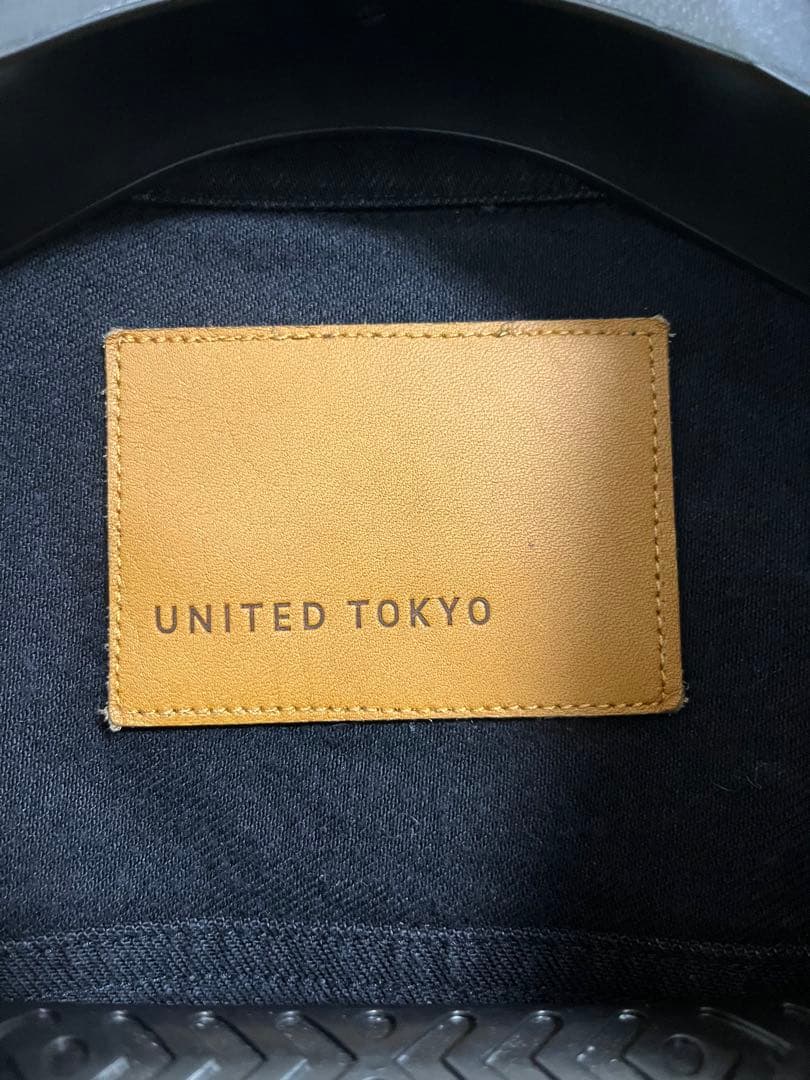 UNITED TOKYO ブラックカバーオール　1 デニムジャケット