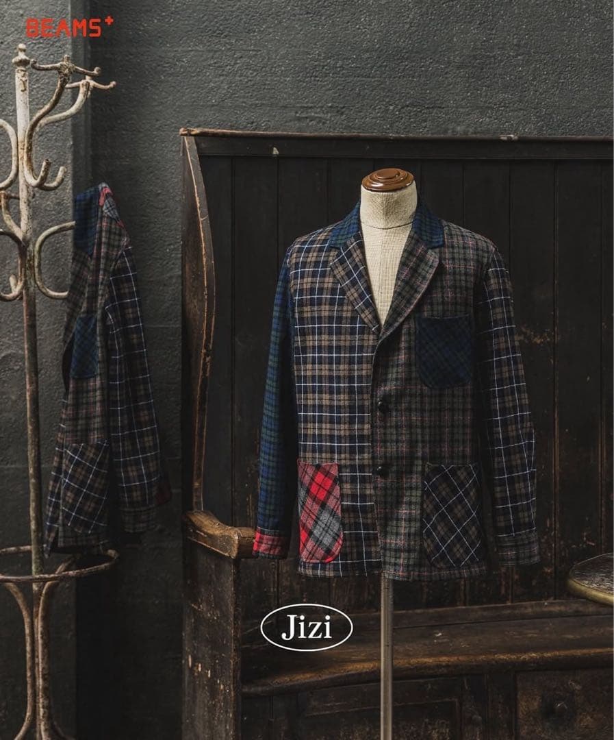 BEAMS PLUS × Jizi 25周年 Shirt Jacket チェック