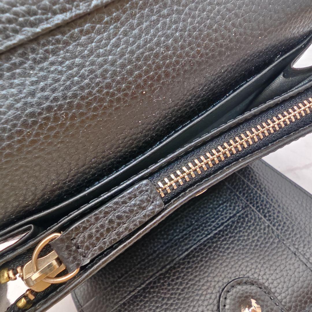 未使用品　Vivienne Westwood 三つ折り財布 がま口 ブラック