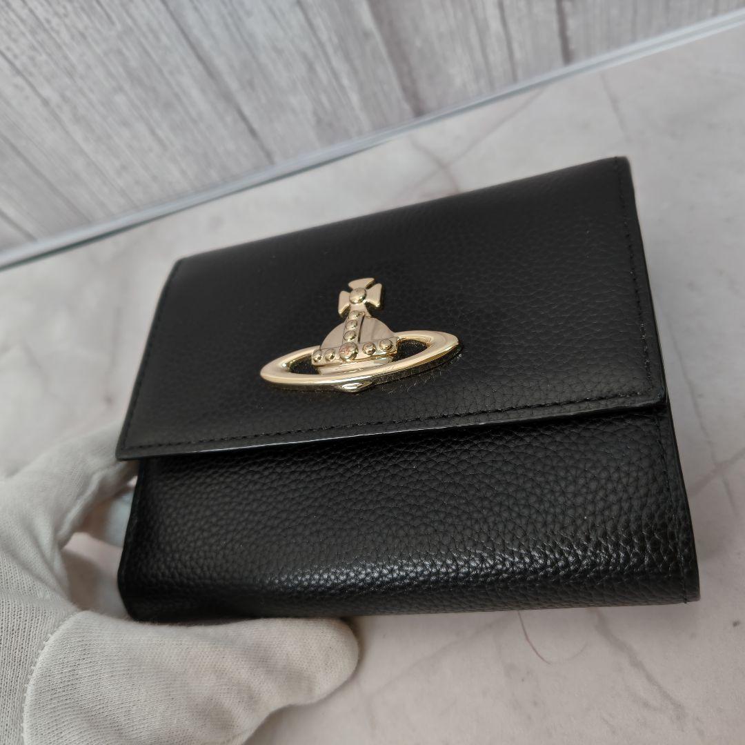 未使用品　Vivienne Westwood 三つ折り財布 がま口 ブラック