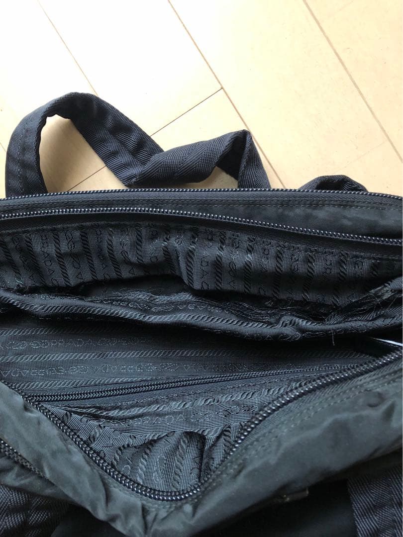 【難あり】PRADA ブラック 旅行バッグ