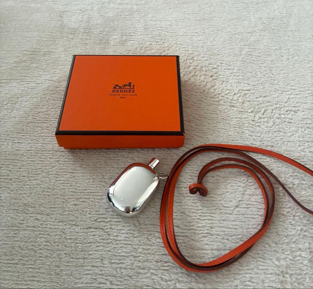 丸*山様 HERMES シルバー ネックレス　パフュームボトル　　ラニエール