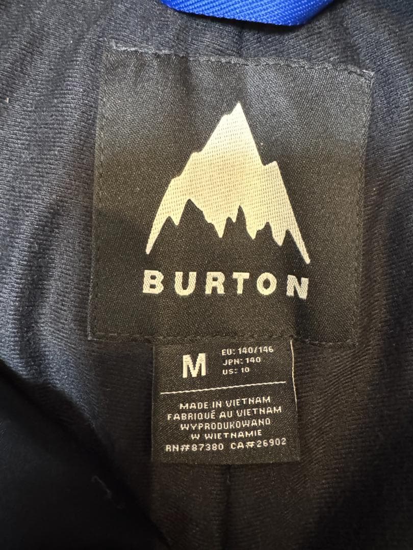 BURTON ジュニア キッズ スノーウェア 上下 M (140cm )