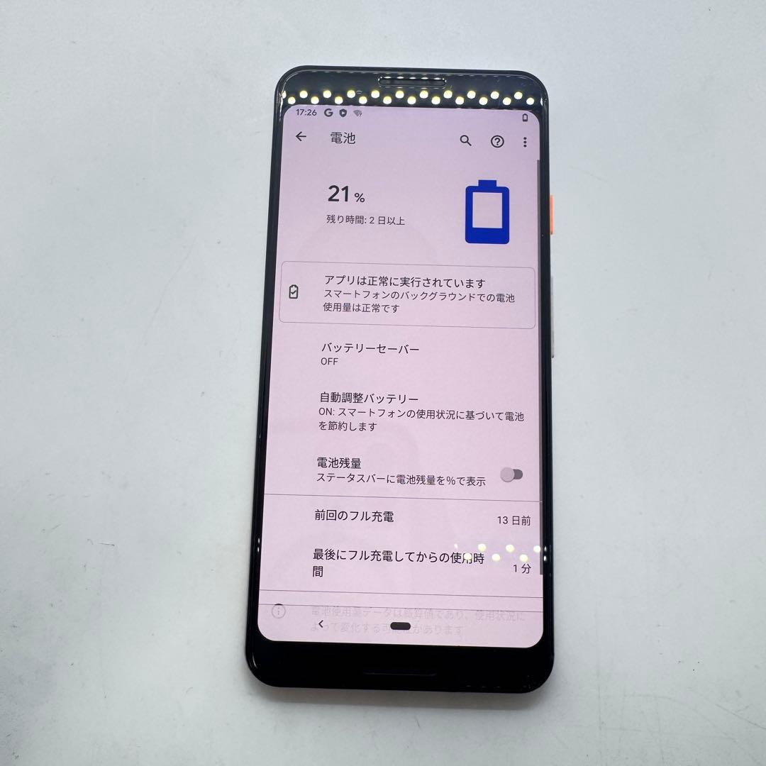 【SIMフリー】 Google Pixel 3 64GB 本体 動作確認済み