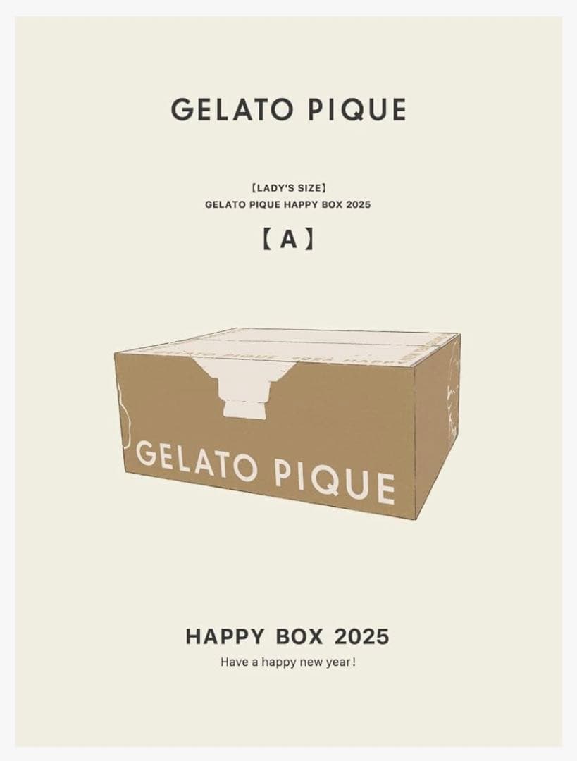 2025 福袋Ａ3点　GELATO PIQUE ピンクストライプ ジェラピケ