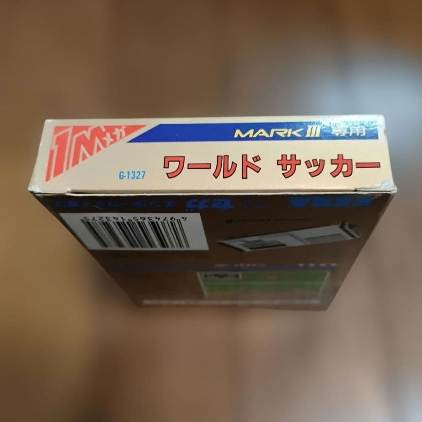 【箱と説明書付】SEGA ワールドサッカー MARK III レアソフト